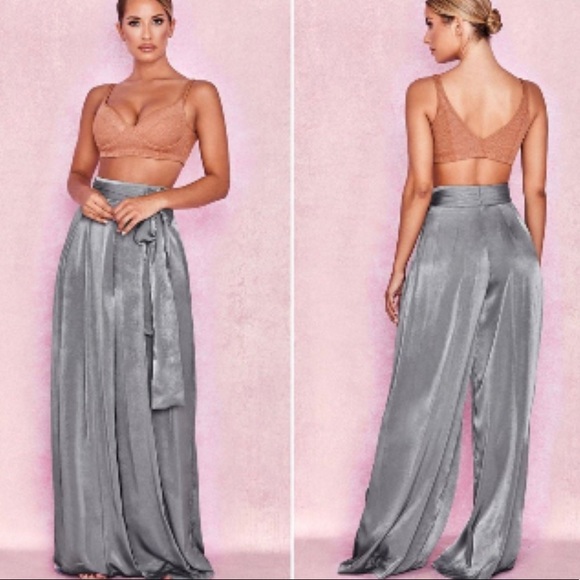 House of CB Pants - House of CB Silky Trousers